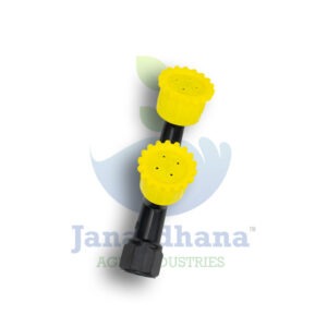 F Type 2-Face 4 Hole Spray Nozzle – Dual-Side Plastic Nozzle for Agricultural Sprayers