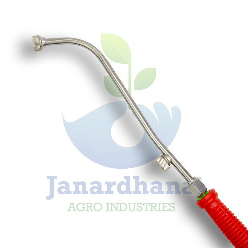Stainless Steel 2-Hole Nozzle Lance (3/4 Ft) ~23cm | Fine Mist for Single Motor Pumps | Precision Sprayer Attachment for Farming & Garden use - Image 4