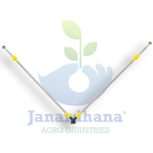 2-Way Y-Type Bend Lance with Extension – Top Brass Thread | Dual Spray Agricultural Lance for Wide Coverage