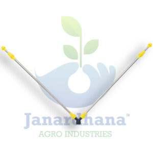2-Way Y-Type Straight Lance with Extension | Dual-Spray Agricultural Lance for Wide-Area Spraying