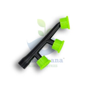 F Type 3-Face 4 Hole Spray Nozzle – Triple-Side Plastic Nozzle for Agricultural Sprayers