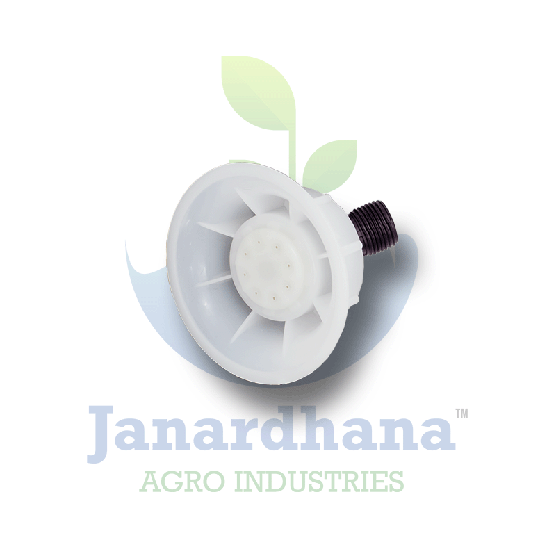 8-Hole Bend Nozzle – Multicolor Plastic | Wide-Angle Sprayer Head for Agriculture & Garden Use - Image 3