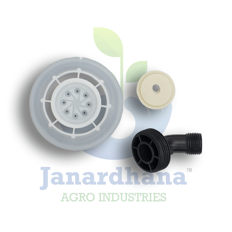 8-Hole Bend Nozzle – Multicolor Plastic | Wide-Angle Sprayer Head for Agriculture & Garden Use - Image 5