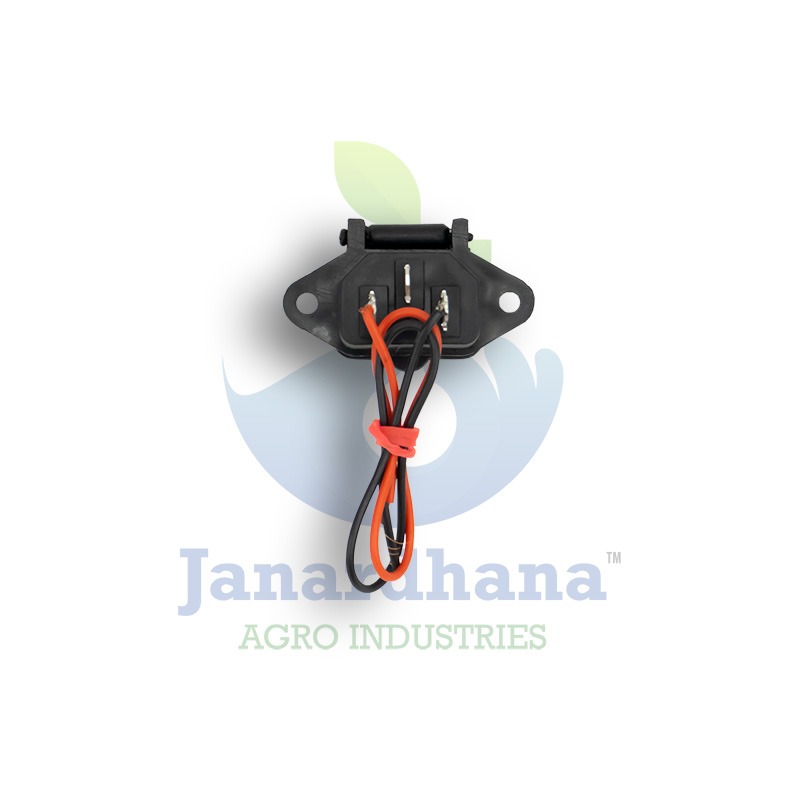 C14 D-Type Charging Socket Female – 3-Pin Power Input Connector for Battery Sprayers & Chargers - Image 3