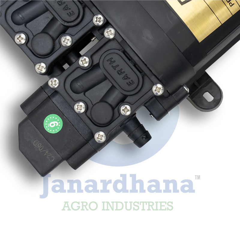 Earth Double Motor with Cover – 10 LPM 250 PSI | 12V Heavy-Duty Sprayer Pump with Auto Cut-Off - Image 4