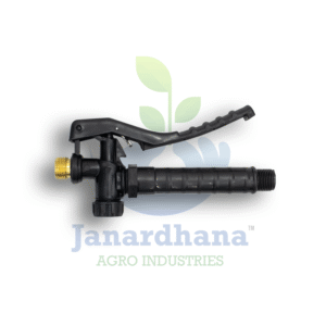 "Heavy-Duty Black Trigger with Stainless Steel Lock | High-Pressure Spray Gun Handle for Agricultural Sprayers  "