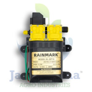 Rainmark Double Motor – 12 LPM 250 PSI, 12V Heavy-Pressure Sprayer Pump with Auto Cut-Off (High Pressure Motor)