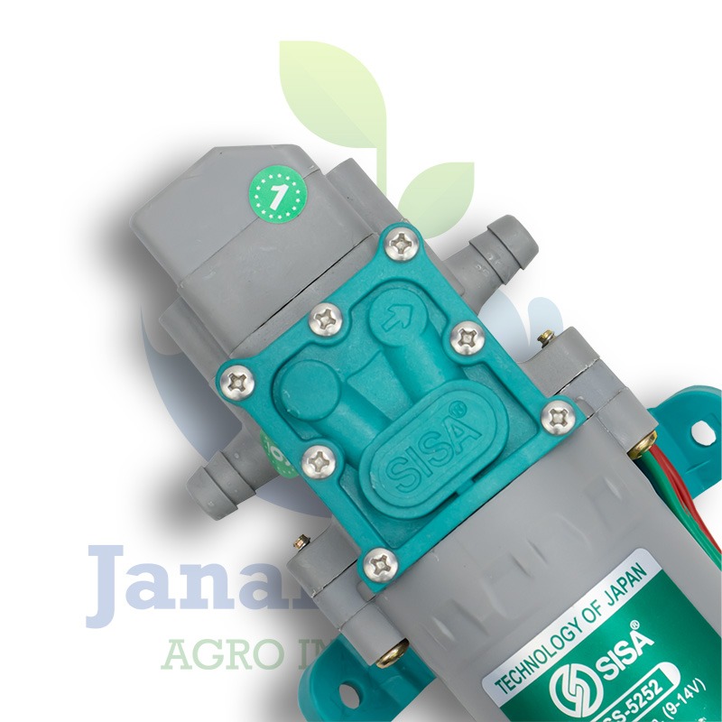 SISA 6LPM 135 PSI Motor (Nipple Type) – 12V High-Pressure Diaphragm Pump with Auto Cut-Off - Image 2