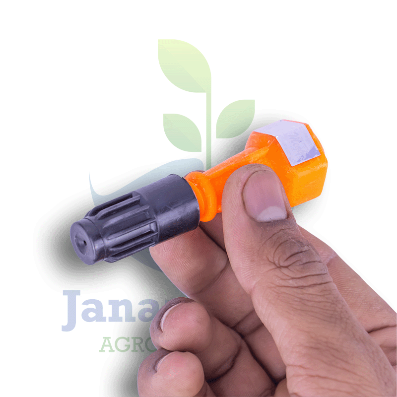 Adjustable Single Hole Nozzle (Brass Thread) | Long Jet & Wide Mist Spray for Agriculture & Gardening - Image 3