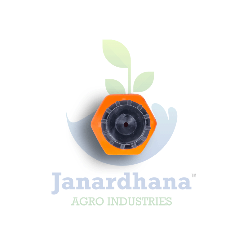 Adjustable Single Hole Nozzle (Brass Thread) | Long Jet & Wide Mist Spray for Agriculture & Gardening - Image 2