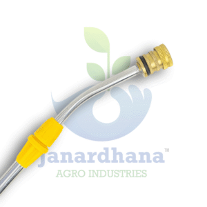 Stainless Steel Bend Lance – Brass Threaded Tip | Angled Spray Rod for Precision Agriculture Spraying with Adjustable Length