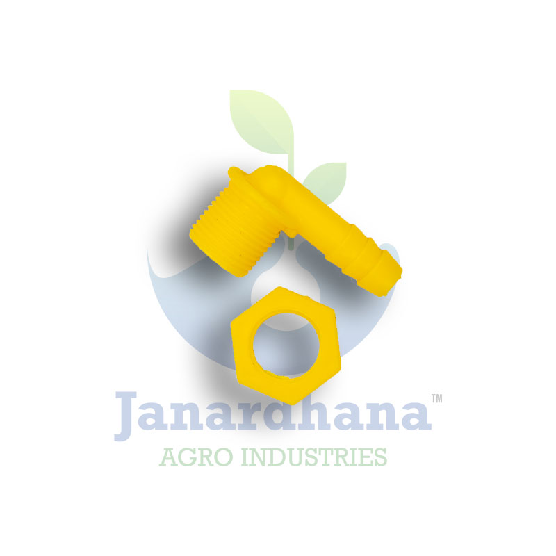 Threaded Section Elbow – 90° Plastic Elbow Connector for Sprayer Pipe Fitting & Intake Fitting