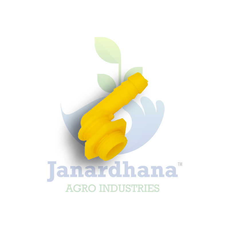 Threaded Section Elbow – 90° Plastic Elbow Connector for Sprayer Pipe Fitting & Intake Fitting - Image 2