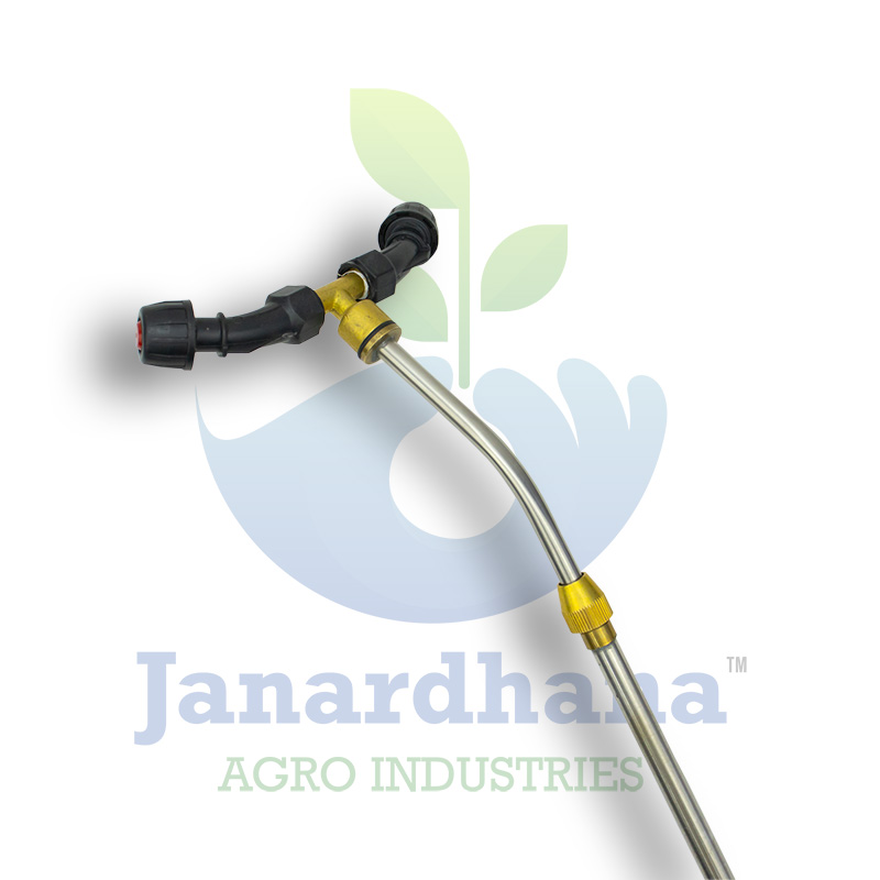 2-Face Double Hole Nozzle | Precision Fine Mist, Pesticide Saving | Spray Pump Nozzle | Brass Connecting TEE | unique Nozzle - Image 3