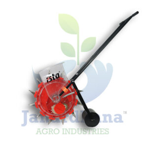 Semi-Automatic Manual Tokan Yantra, Seeder Machine | Hand Push Seed Planting Machine with 16 Rollers & Adjustable Spacing (4.5”–16”)