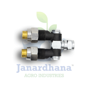 Heavy Ceramic Brass ATR Double Spray Nozzle with Adjustable Angle for Power Sprayer | ATR Nozzle | Fine Mist Nozzle