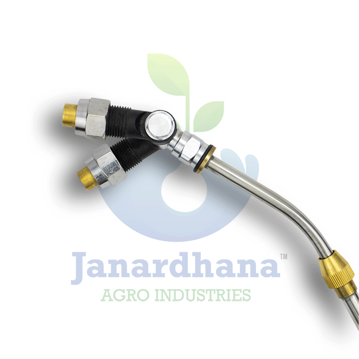 Heavy Ceramic Brass ATR Double Spray Nozzle with Adjustable Angle for Power Sprayer | ATR Nozzle | Fine Mist Nozzle - Image 2
