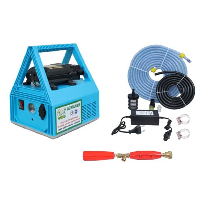 AJ 12V 14Ah Double Motor Portable Battery Sprayer | Bhumiputraseva.com | For Agricultural & Garden Use - Image 2